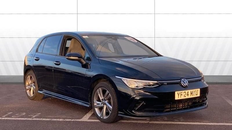Black Used 2024 VW Golf VIII R-line Hatchback | £22,862 (Good price) - Image 1/3