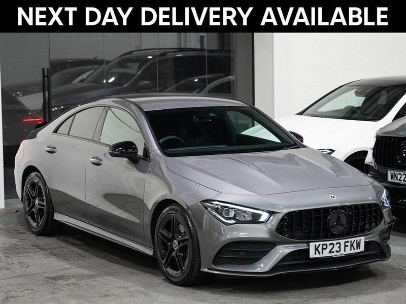 Grey Used 2023 Mercedes CLA220 AMG line Sedan | £27,995 (Fair price) - Image 1/3