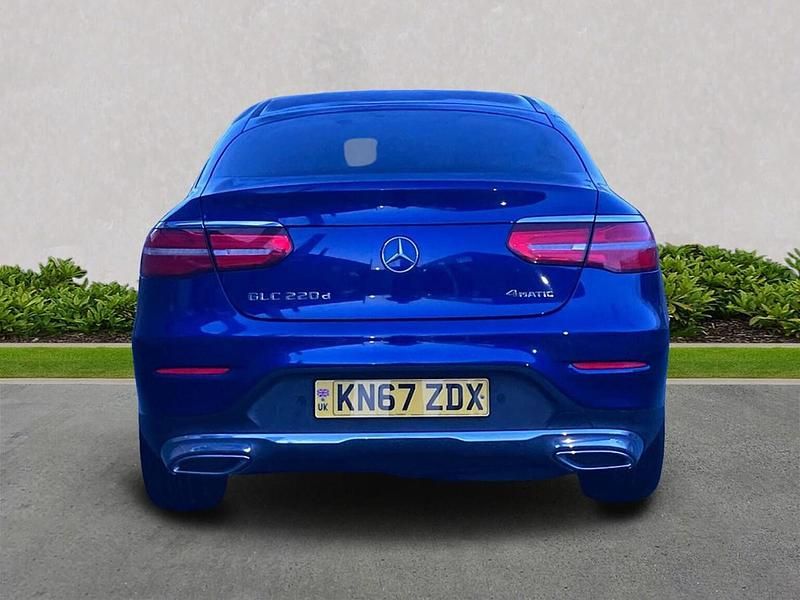 Used Mercedes GLC220 170 HP (125 kW) 2017 Blue Coupe