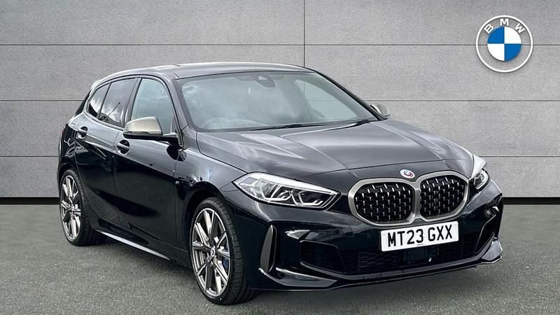 Black Used 2023 BMW M135 Comfort Edition Hatchback | £31,490 (Fair price) - Image 1/4