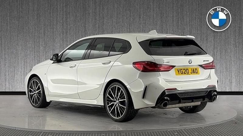 Used BMW M135 Shadowline 302 HP (222 kW) 2020 White Hatchback