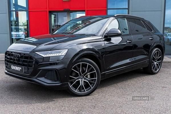 Black Used 2023 Audi Q8 S-Line SUV | £56,995 - Image 1/4