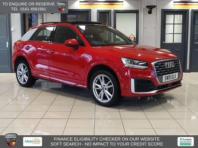 Red Used 2019 Audi Q2 S-Line SUV | £13,970 (Fair price) - Image 1/4