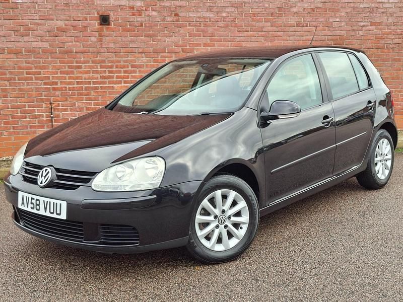 Used VW Golf VI Match 103 HP (75 kW) 2008 Black Hatchback