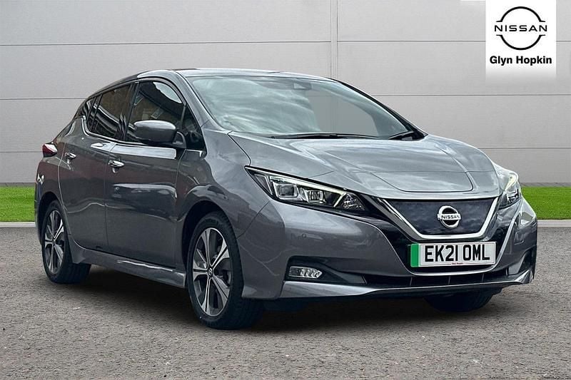 Grey Used 2021 Nissan Leaf Tekna Hatchback | £9,808 (Fair price) - Image 1/4