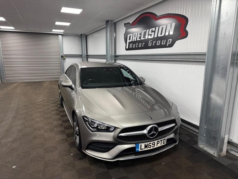 Used Mercedes CLA200 AMG Line Premium 163 HP (119 kW) 2019 Silver Coupe