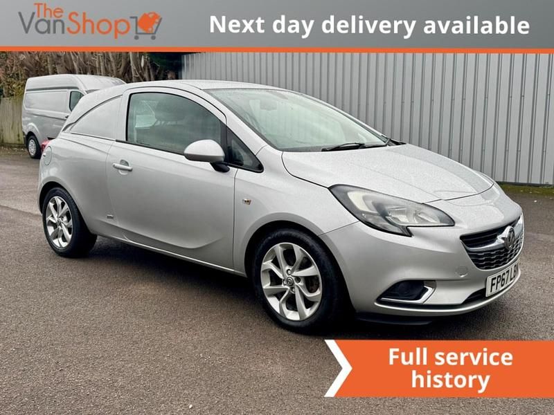 Used Vauxhall Corsa Sportive 100 HP (73 kW) 2017 Silver Van