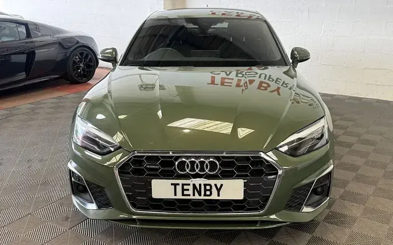 Used Audi A5 Sportback S-Line 204 HP (150 kW) 2023 Green Hatchback