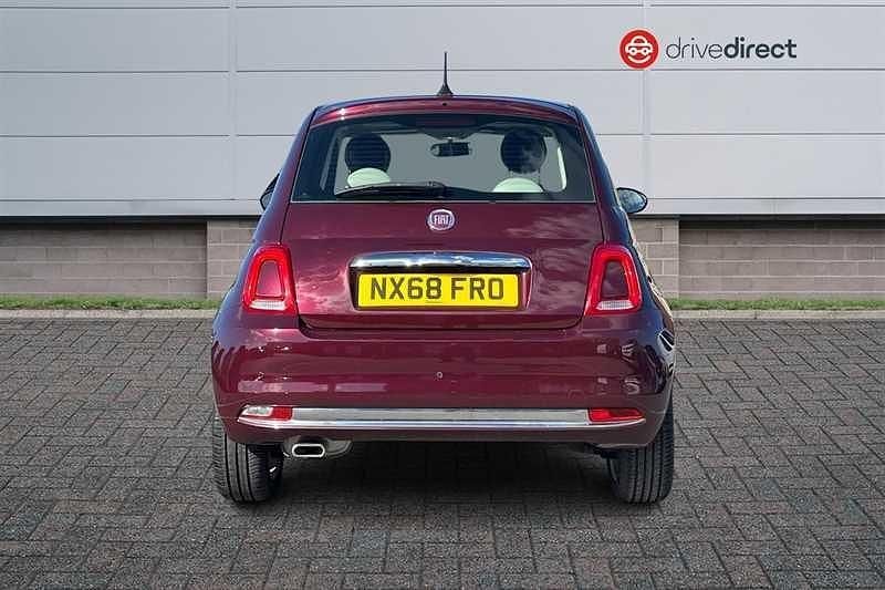 Used Fiat 500 Lounge 69 HP (50 kW) 2018 Red Hatchback
