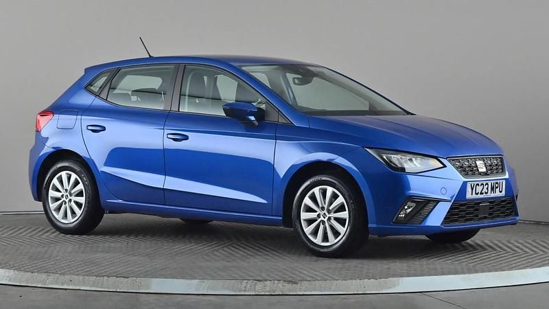 Used Seat Ibiza SE 95 HP (69 kW) 2023 Blue Hatchback