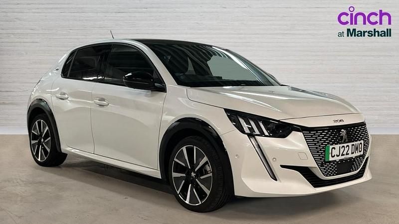 Used Peugeot e-208 GTi 100 kW (136 HP) 2022 White Hatchback