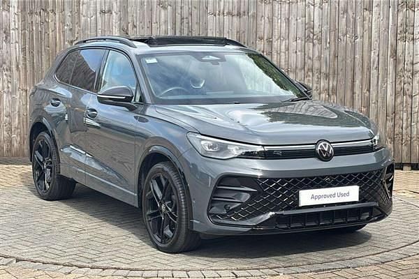 Grey Used 2025 VW Tiguan R-line SUV | £36,799 (Expensive) - Image 1/4