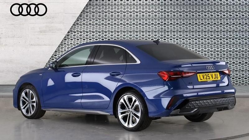 Used Audi A3 S-Line 150 HP (110 kW) 2025 Blue Sedan