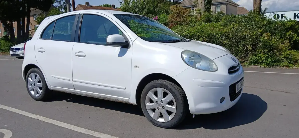 Used Nissan Micra Acenta 98 HP (72 kW) 2012 White Hatchback
