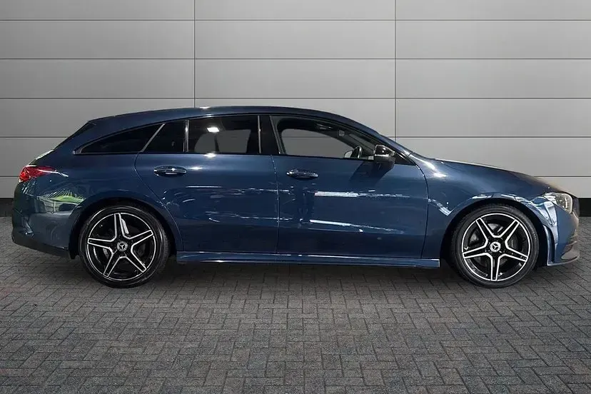 Used Mercedes CLA200 AMG Line Premium 161 HP (118 kW) 2023 Denim blue Estate