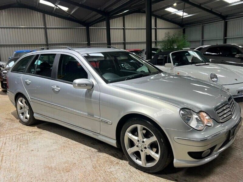 Silver Used 2005 Mercedes C180 Sport Edition Estate | £9,990 - Image 1/4