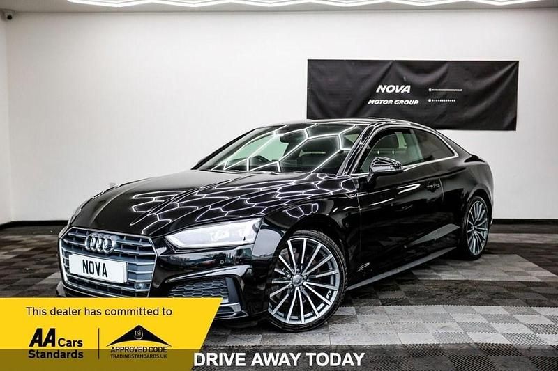 Used Audi A5 S-Line 150 HP (110 kW) 2019 Black Coupe