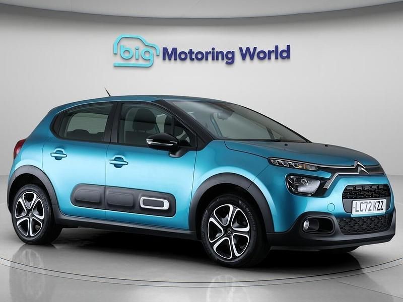 Blue Used 2022 Citroën C3 PureTech Hatchback | £10,500 (Fair price) - Image 1/4
