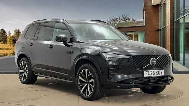 Black Used 2025 Volvo XC90 Plus SUV | £55,450 (Expensive) - Image 1/4