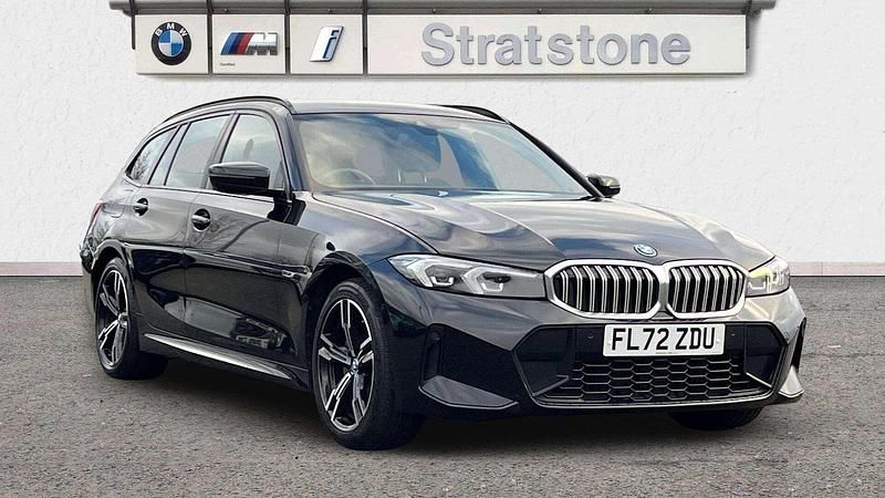 Used BMW 330e M Sport 288 HP (211 kW) 2022 Black Estate