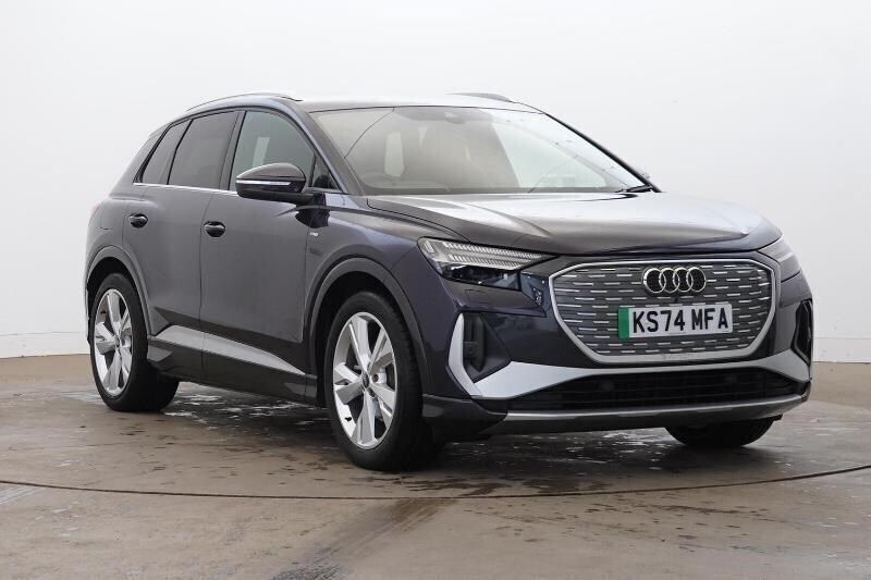 Purple Used 2024 Audi Q4 Sportback e-tron S-Line SUV | £28,980 - Image 1/4