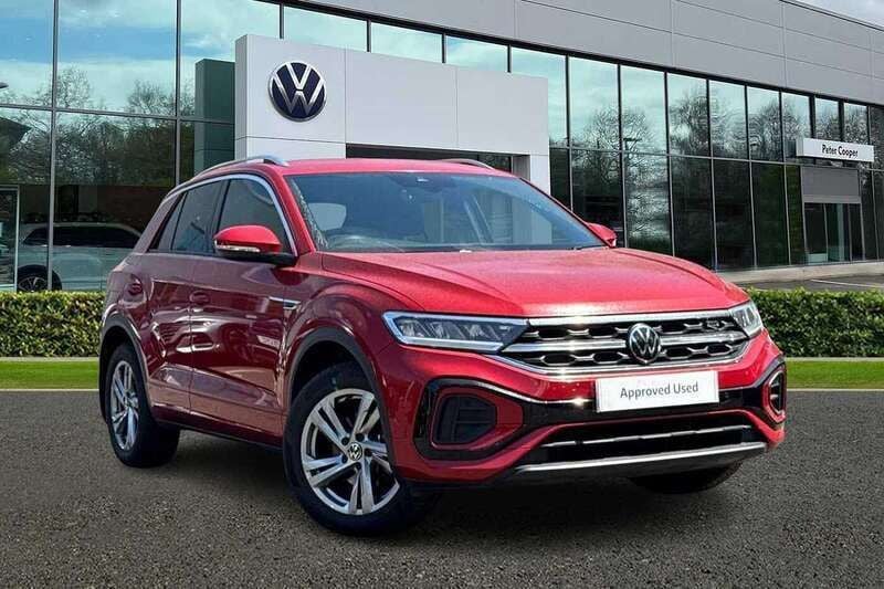 Kings red Used 2022 VW T-Roc R-line SUV | £22,995 (Good price) - Image 1/4