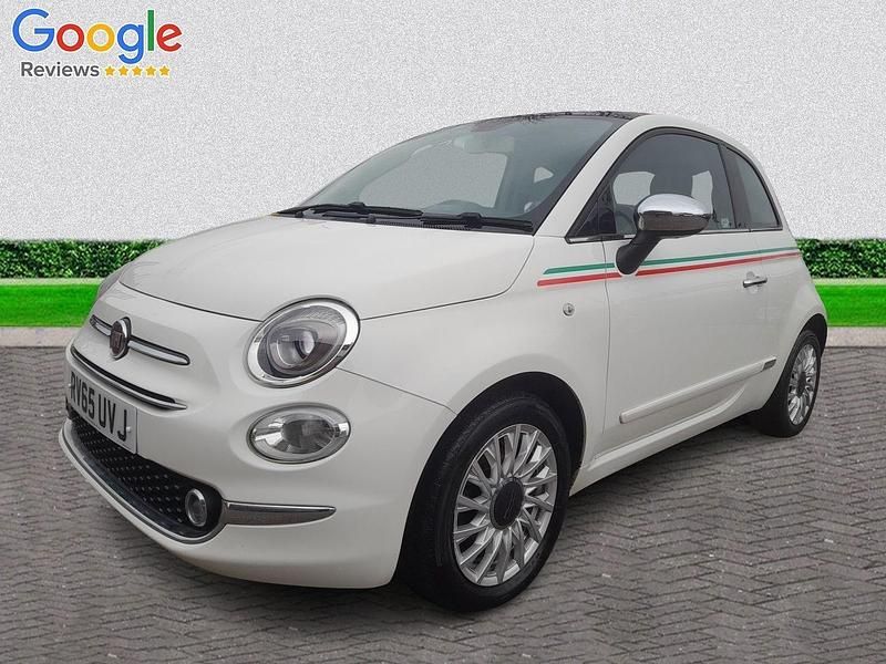 White Used 2015 Fiat 500 Lounge Hatchback | £3,595 (Fair price) - Image 1/4