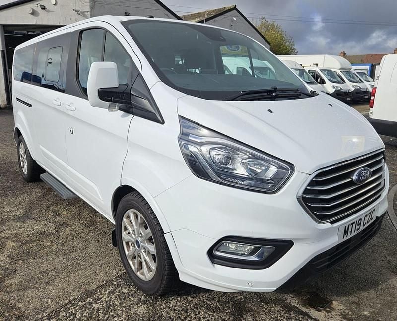 White Used 2019 Ford Tourneo Custom Titanium Van | £20,150 (Expensive) - Image 1/4