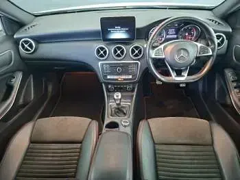 Used Mercedes A160 AMG line 102 HP (75 kW) 2018 White Hatchback