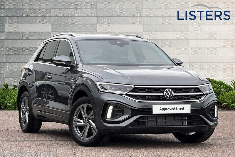 Indium grey New 2025 VW T-Roc R-line SUV | £30,990 (Good price) - Image 1/4