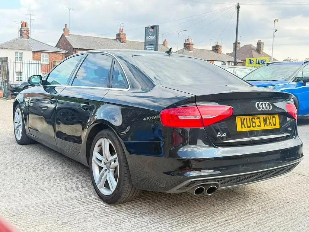Used Audi A4 S-Line 150 HP (110 kW) 2013 Black Sedan