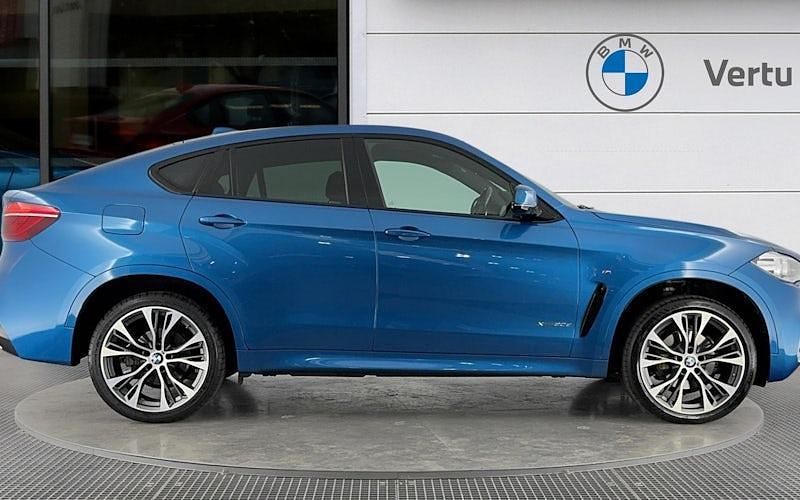 Used BMW X6 M Sport 258 HP (189 kW) 2019 Blue SUV