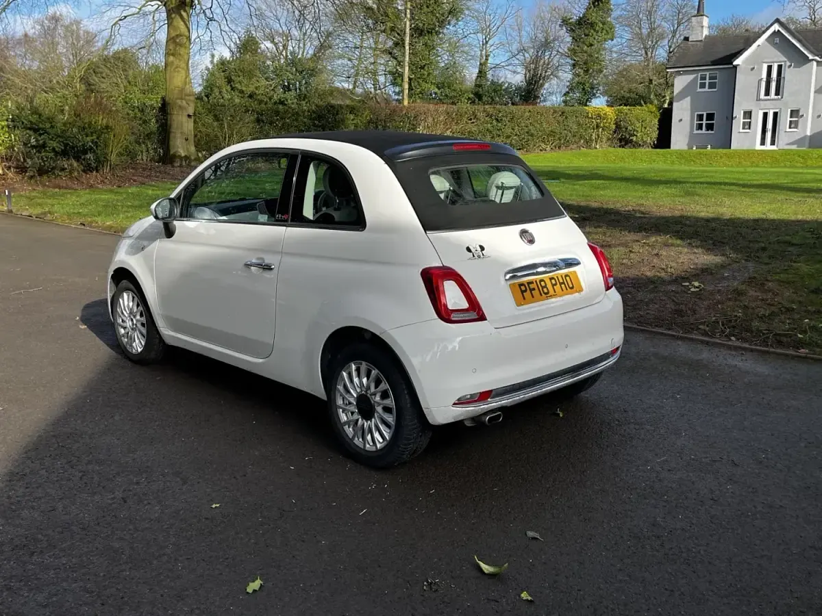 Usado Fiat 500C Lounge 69 HP (50 kW) 2018 Branco Cabrios