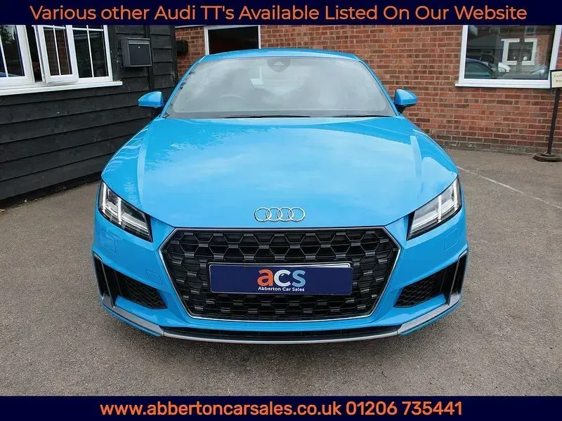 Used Audi TT S-Line 245 HP (180 kW) 2019 Blue Coupe