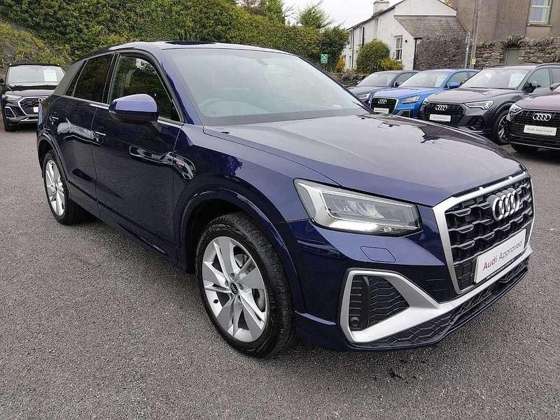 Blue Used 2023 Audi Q2 S-Line SUV | £22,995 (Fair price) - Image 1/4