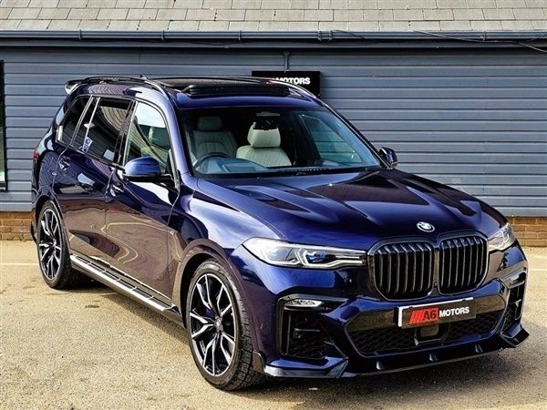 Blue Used 2019 BMW X7 M Sport SUV | £48,689 (Expensive) - Image 1/1