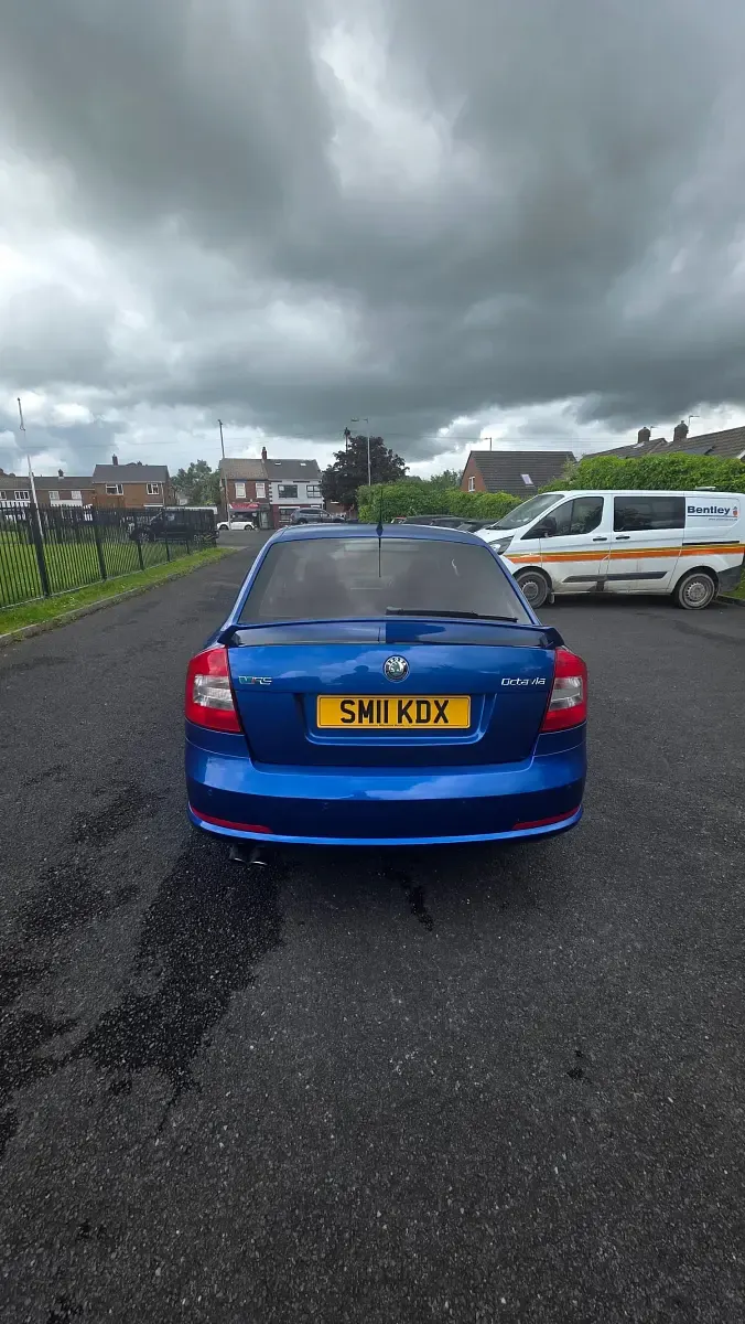 Used Skoda Octavia vRS 200 HP (147 kW) 2011 Blue Hatchback