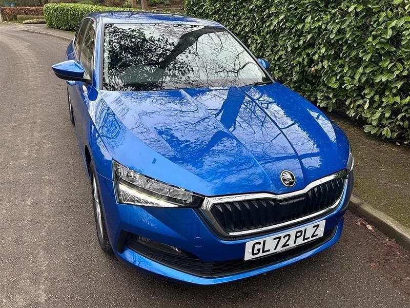 Used Skoda Scala SE 110 HP (80 kW) 2023 Blue Hatchback