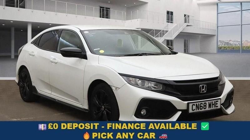 White Used 2019 Honda Civic Sport Hatchback | £10,349 (Good price) - Image 1/4