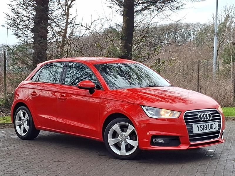 Used Audi A1 Sport 125 HP (91 kW) 2018 Red Hatchback