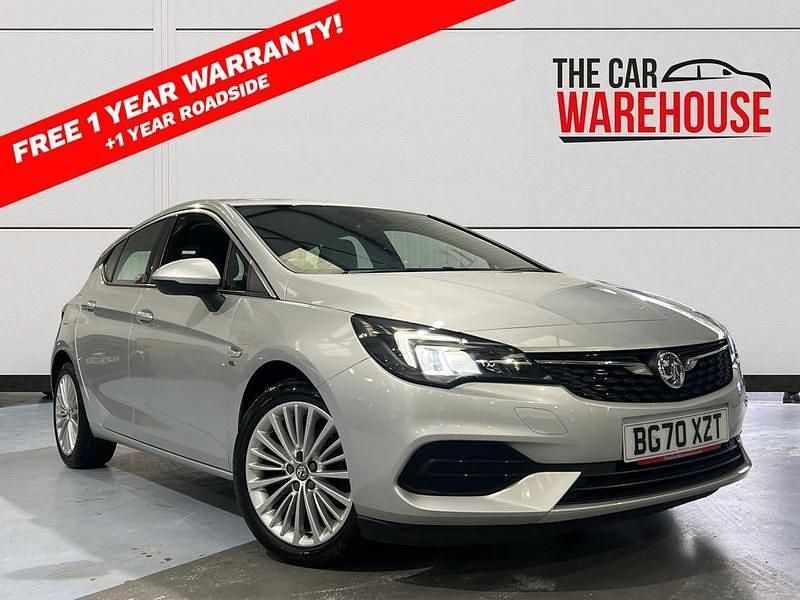 Used Vauxhall Astra Elite 145 HP (106 kW) 2020 Silver Hatchback
