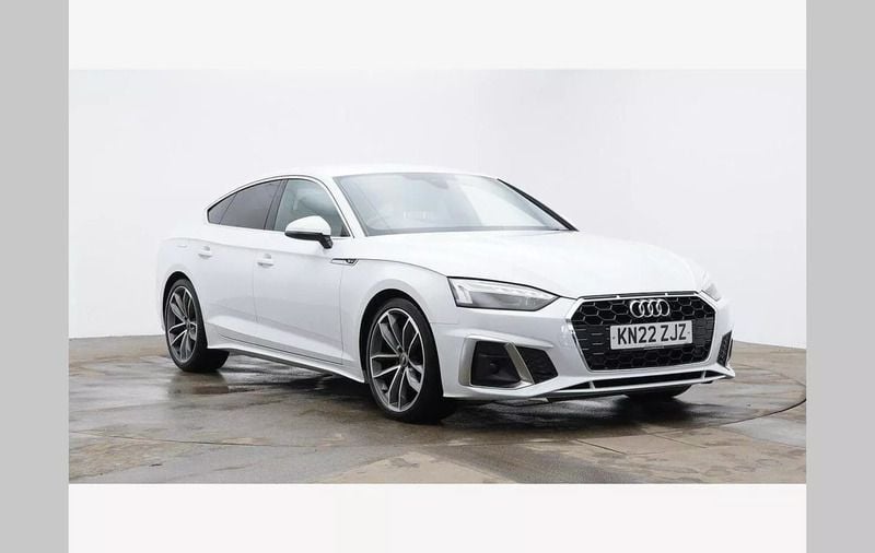 White Used 2022 Audi A5 Sportback S-Line Hatchback | £26,100 (Good price) - Image 1/4