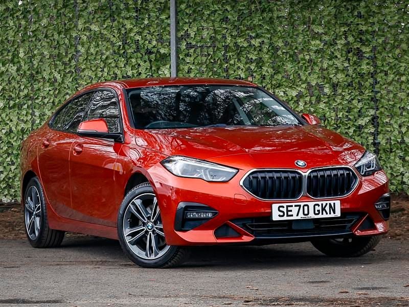 Used BMW 218 Sport Line 140 HP (102 kW) 2020 Orange Sedan