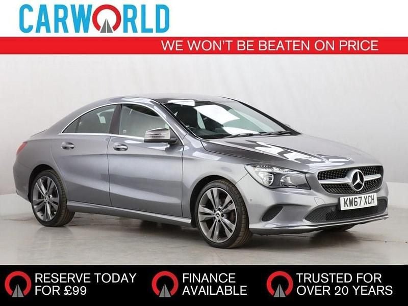 Grey Used 2018 Mercedes CLA220 Sedan | £12,702 (Good price) - Image 1/3