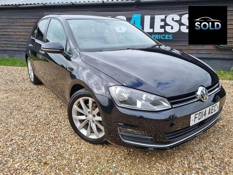 Black Used 2014 VW Golf VII GT Hatchback | £4,999 (Good price) - Image 1/4