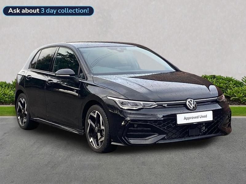 Black Used 2025 VW Golf VIII R-line Hatchback | £26,290 (A bit pricey) - Image 1/4