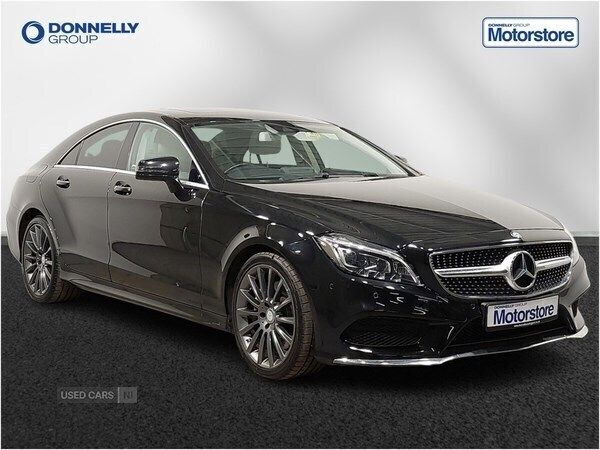Black Used 2016 Mercedes CLS350 AMG Line Premium Plus Coupe | £15,885 (Fair price) - Image 1/4