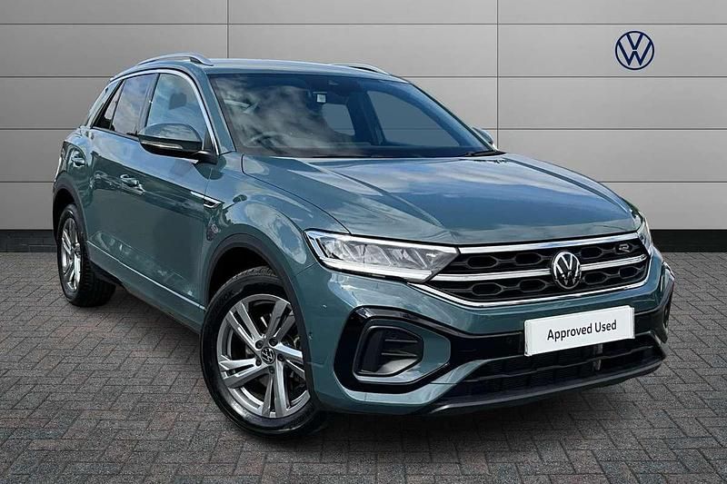 Blue Used 2024 VW T-Roc R-line SUV | £28,921 (A bit pricey) - Image 1/4