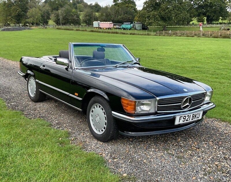 Black Used 1988 Mercedes SL300 Cabriolet | £32,995 - Image 1/4