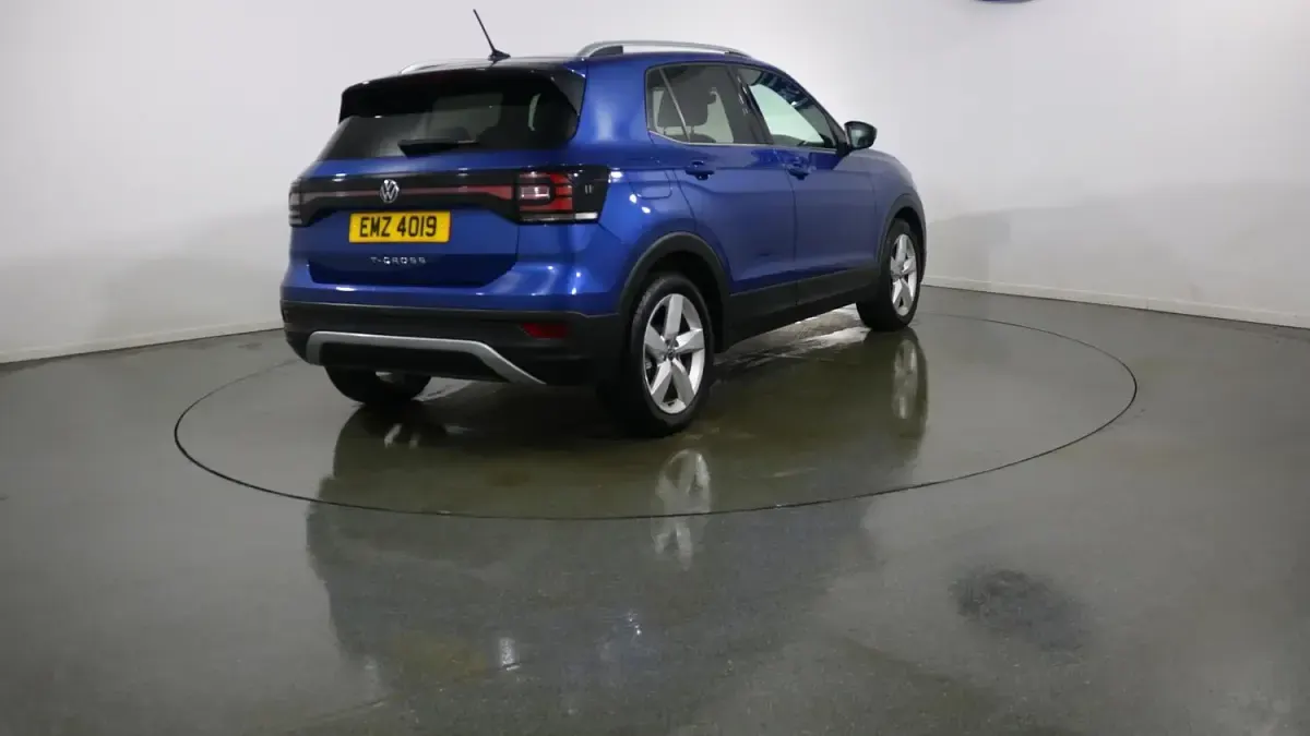 Used VW T-Cross SEL 2021 Blue SUV